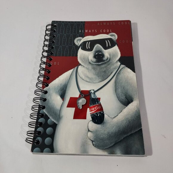 Coca-Cola PolarBear 1995 Spiral Bound Student Planner 9.5"x6.5" Vintage Ephemera - Picture 3 of 15